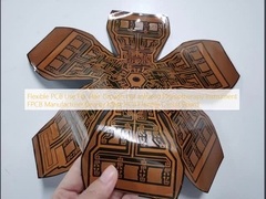 柔軟なPCB 髪成長帽子用 赤外線理学器具 FPCB メーカー 美容マスク PCB 柔軟な回路板