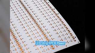 フレキシブル LED ストリップ PCB 12V 白色フィルム FPCB