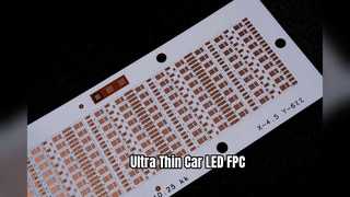 車用超薄型 FPC LED ストリップ