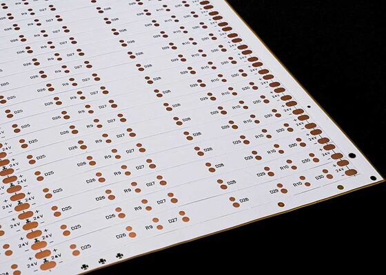 購入 Bespoke LED ソリューション: Rigid-Flex PCB デザインから最終 SMT 組み立てまで FPC ホワイトフィルム上のダブルサイドチップ FPCB 2835 LED ストライプフレキシブル回路板 online manufacture