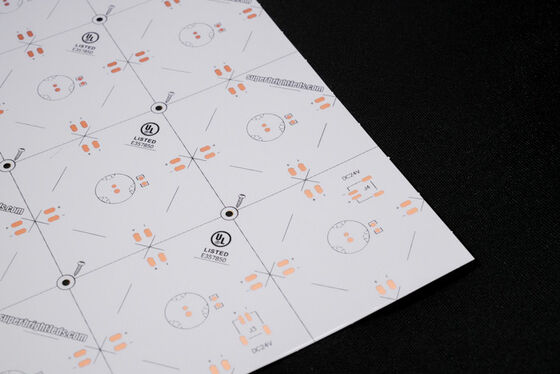 購入 柔軟なプリント基板用の防火レベルV0を備えたカスタマイズ可能なダブルレイヤーLEDストリップFPC online manufacture