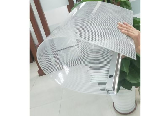 購入 パーソナライズ可能な柔軟透明LEDディスプレイ画面 1600+ ニット輝度,IP65 防水 卸売 屋外広告ソリューション p3-p5 高画質ディスプレイ DIY online manufacture