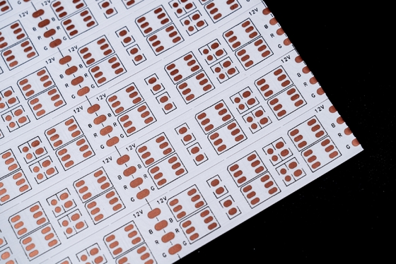 購入 LEDストリップ回路基板用工場FPCB 二層LEDストリップFPCボード& 240mmx500mm FPCB&5050銅箔RGBダブル列ライン online manufacture