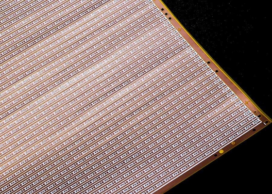 75LED 柔軟な電子印刷回路板 12V 双面白フィルム FPCB