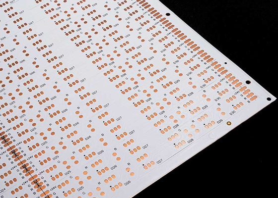 5050 RGB LED ストライプ 柔軟な回路板 ホワイトフィルム 黒文字 OSP