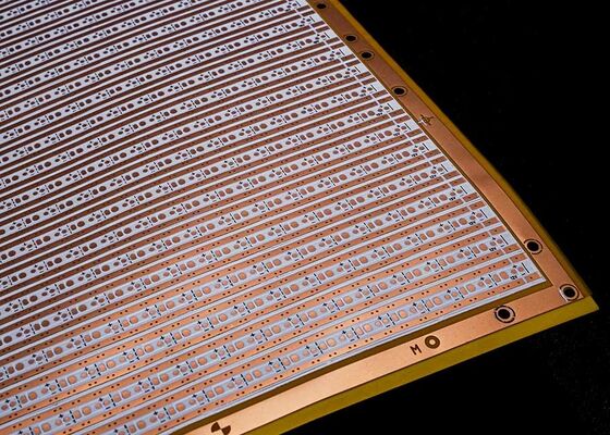 高品質のFPCBアプリケーションのためのOSP抗酸化剤の2層12V柔軟なLEDストライプ回路板