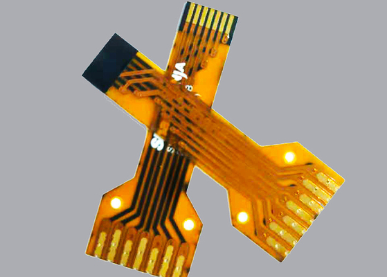 ロボット電子部品の結合接続のためのFPC 接続器 FPCB ダブルレイヤ HDI印刷回路板 FPC 柔軟な接続回路板 オーダーメイド