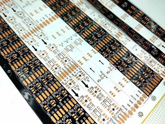 12V 24V カラフル LED ストライプ PCB ボード デザイン OSP 抗酸化剤付き ダブルレイヤー ボード