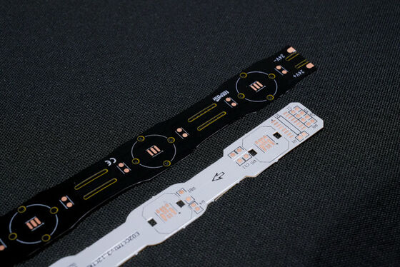 難燃性レベルV0の二層LEDライトストリップFPCフレキシブルPCB、カスタマイズ可能なデザイン