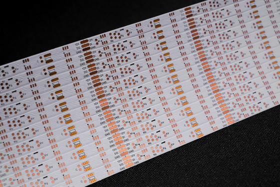 5050 RGB マジック カラーボード -60LEDs/M-10*503-12V LED ストライプ FPC 向け 双面