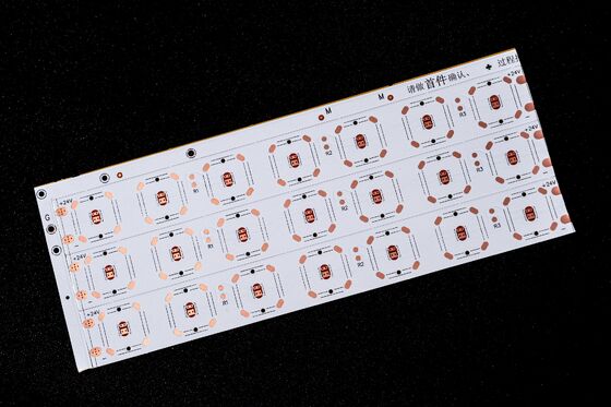 LEDストリップ用OSP酸化防止および難燃性レベルV0付きダブルレイヤーボードフレキシブルPCB