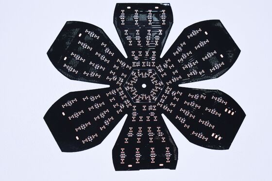 LED柔軟キャップ回路板 医療用柔軟印刷回路 単層と双面板OEM